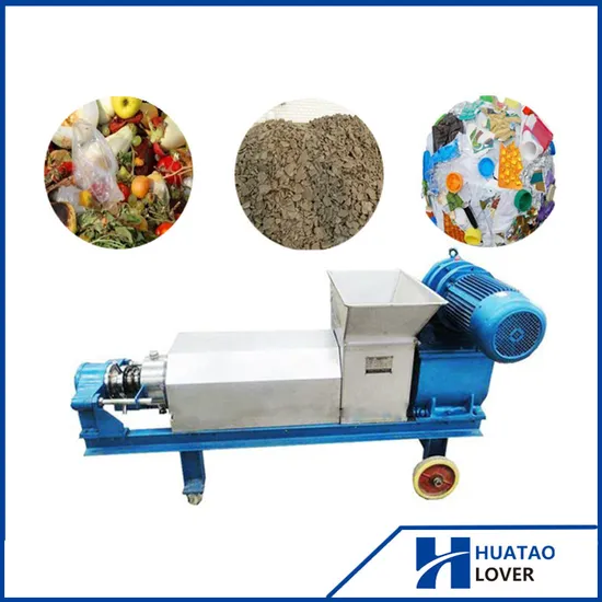 Screw Press Cow Dung Dewatering Machine Chicken Manure Solid Liquid Separator
